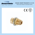 Copper Quick NPT Pipe Fittings Pneumatic Brass DOT Push-in Gladhead Bulkhead Connector